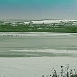 RSPB Titchwell in winter.