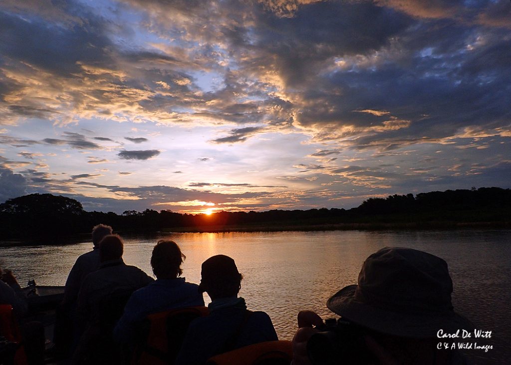 Sunset over the Rio tres Irmaos