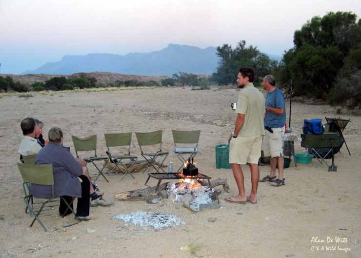 Camping in the Damaraland