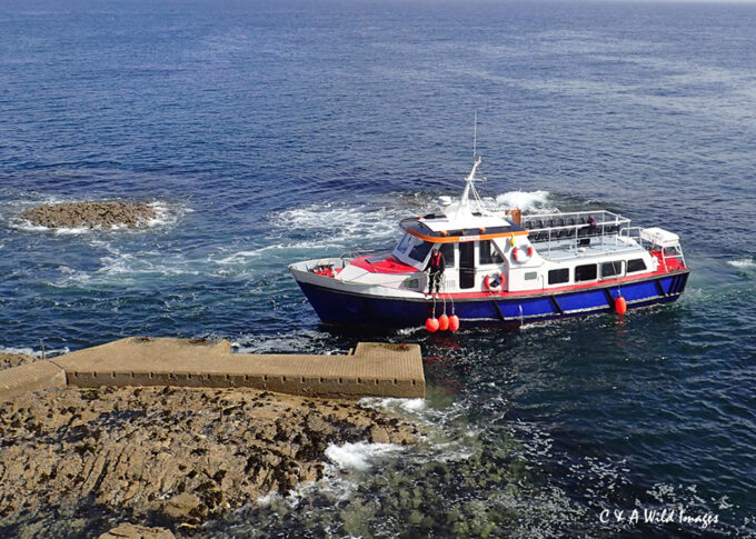 Slip way at Staffa